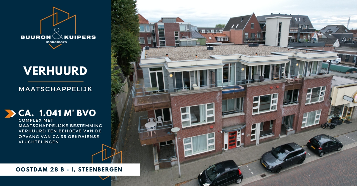 Verhuurtransactie - Oostdam 28 B-I te Steenbergen